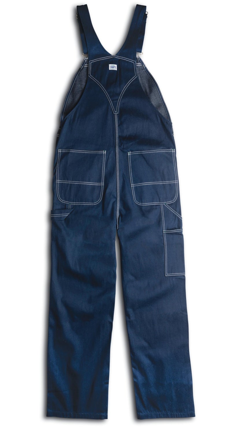 Liberty Men's Liberty Work Denim Zip Fly Bib Overalls 60X30 - Image 4